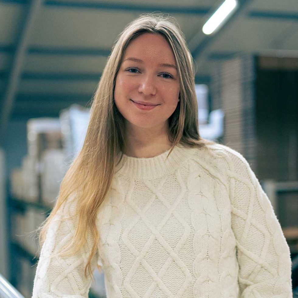 Auszubildende Kim BBVerpackungen GmbH